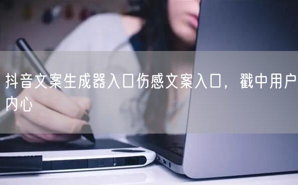 抖音文案生成器入口伤感文案入口，戳中用户