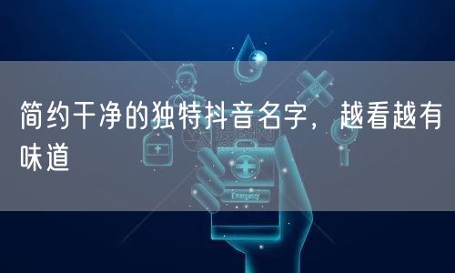 简约干净的独特抖音名字，越看越有味道