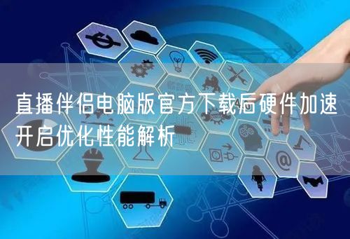 直播伴侣电脑版官方下载后硬件加速开启优化