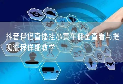 抖音伴侣直播挂小黄车佣金查看与提现流程详