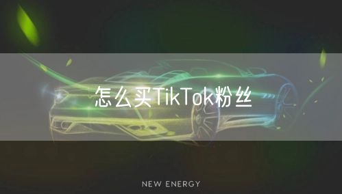 怎么买TikTok粉丝