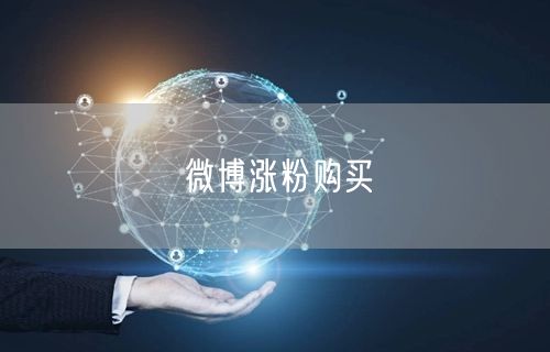 微博涨粉购买
