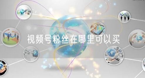 视频号粉丝在哪里可以买