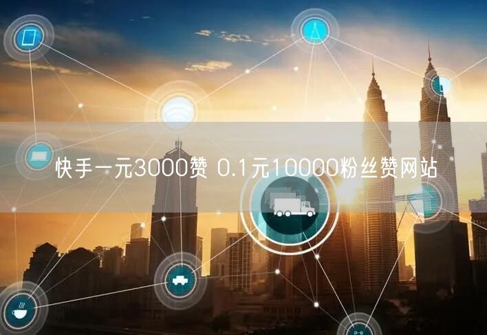快手一元3000赞 0.1元10000粉丝赞网站